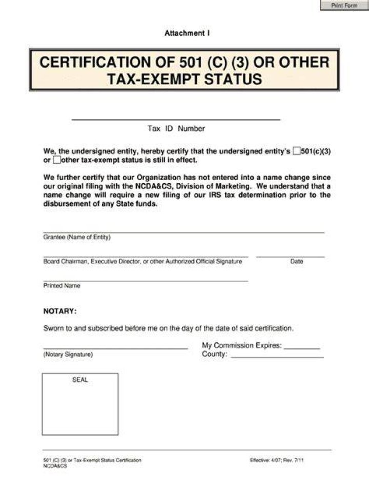 Are 501c3 exempt from sales tax in North Carolina?