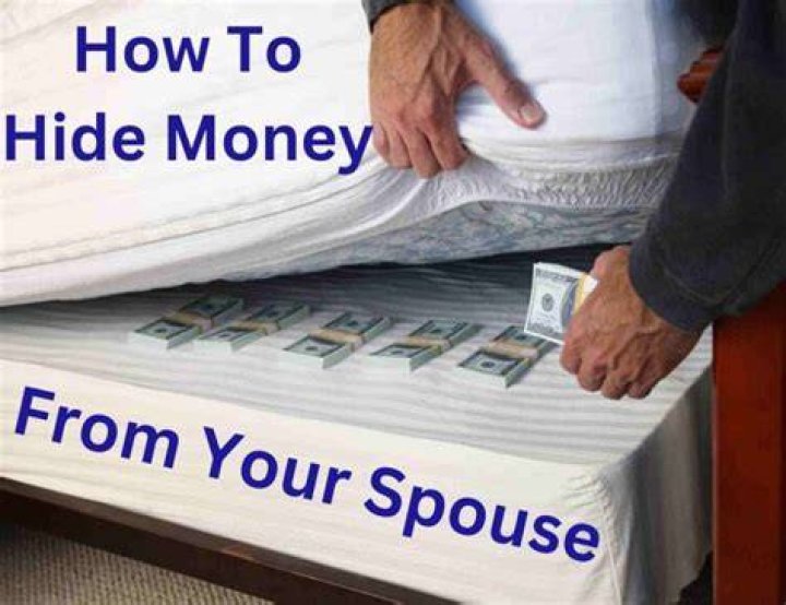 Can a spouse hide money before a divorce?
