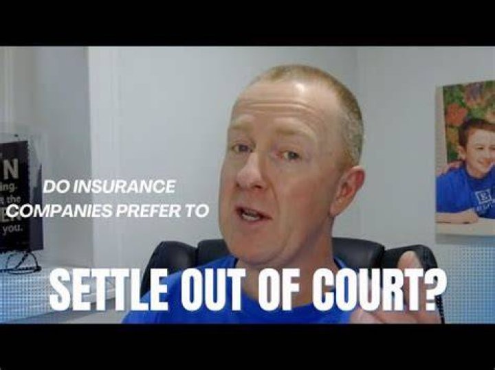Do insurance companies like to settle?