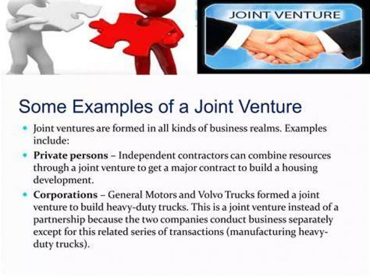 Is joint venture independent?