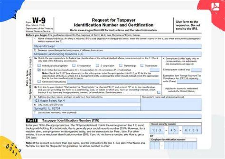 What does it mean if you are asked to fill out a W-9 instead of a W 4 When you first start a job?