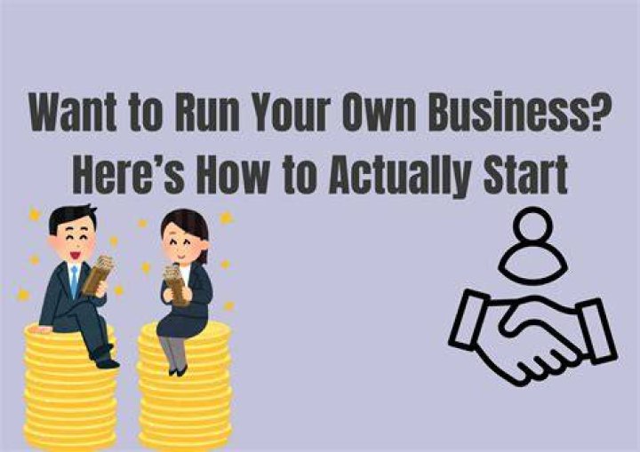 What is it called when people run their own business?