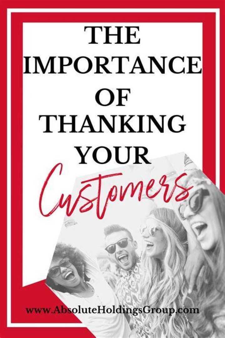 What is the importance of thanking?