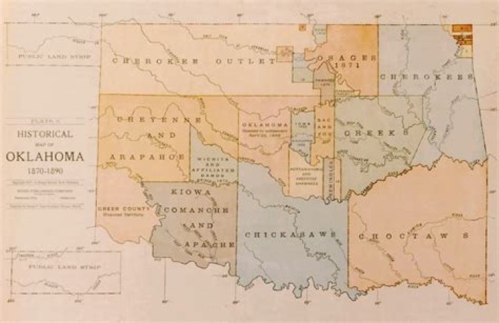 When did people settle in Oklahoma?