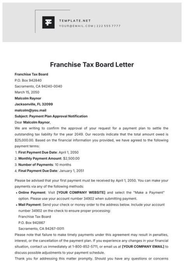 Why did I get a bill from franchise tax Board?